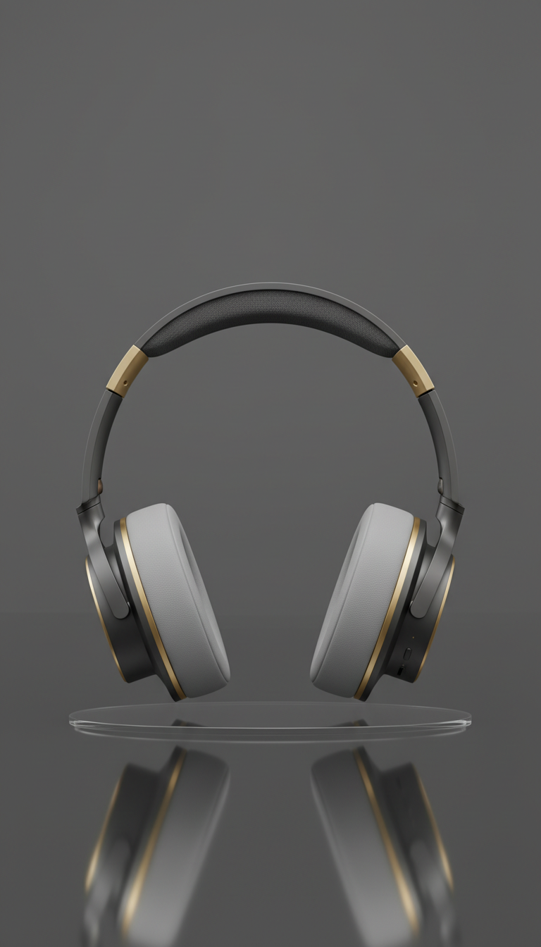 Over-Ear Headphones with Anodized Aluminum