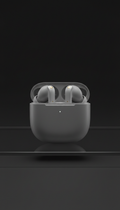 Noise-Cancelling Earbuds with Vegan Leather Tips